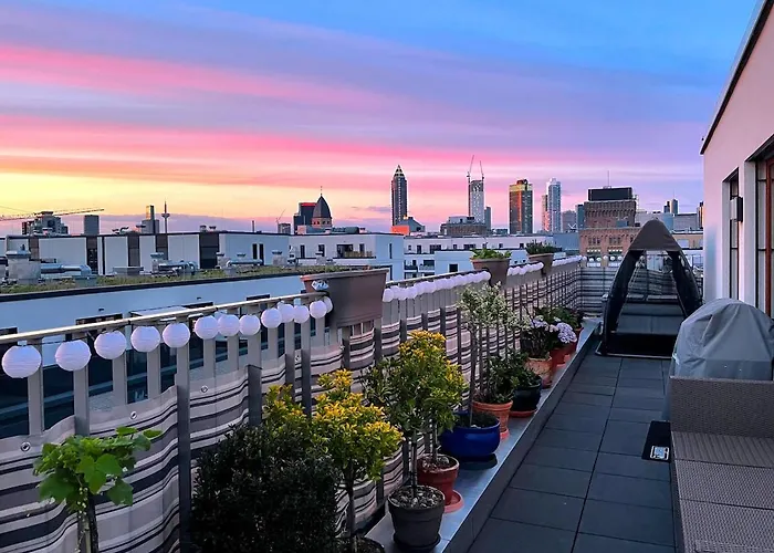 Stylish Penthouse Apartment With Large Balcony